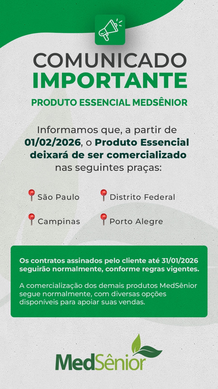 🚨 COMUNICADO IMPORTANTE – ATENÇÃO CORRETORES E CLIENTES