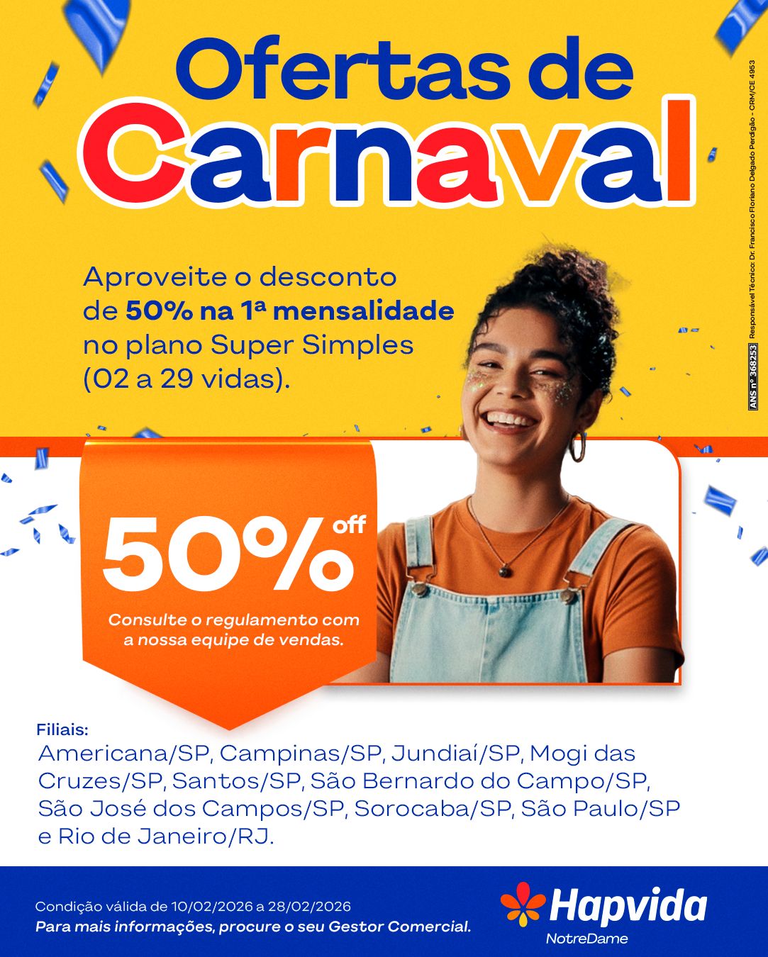 50% NA PRIMEIRA MENSALIDADE?