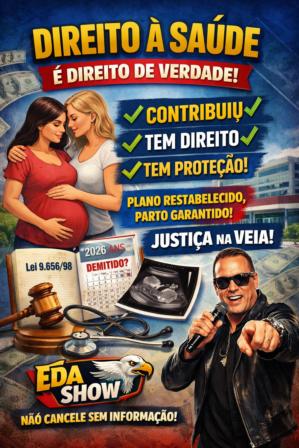 ⚖️ DIREITO À SAÚDE É DIREITO DE VERDADE!